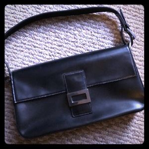 Leather hand bag